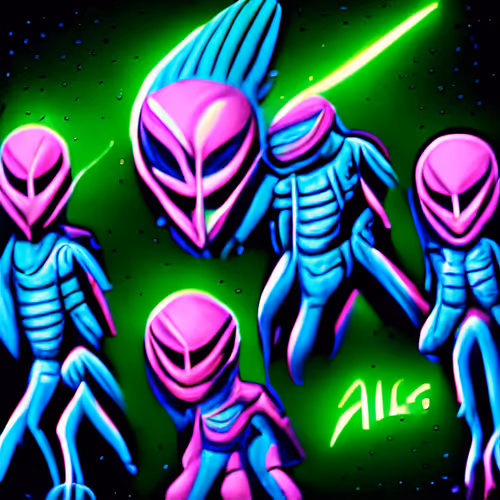 Synthwave Aliens 2