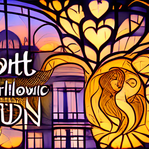Art Nouveau Sunset 12
