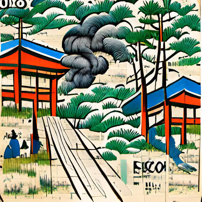 Ukiyo-e Landscape 3