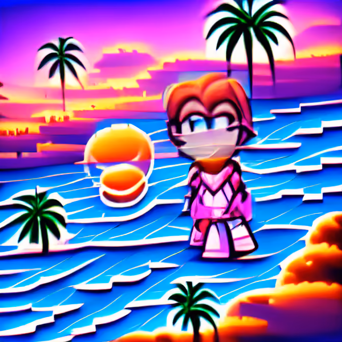 Vaporwave Sunset 4