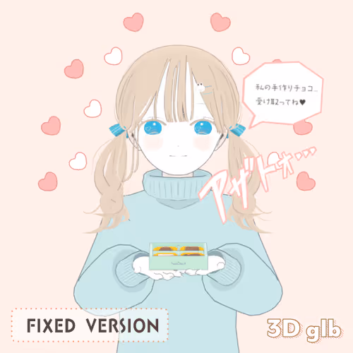 [ 3D GLB ] USAKOI PRODUCTS & CHARACTERS