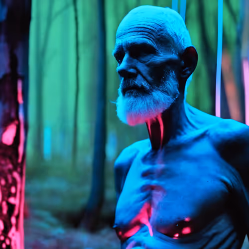 Forest Encounters Neon Cruising