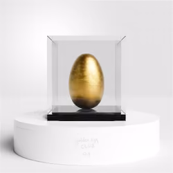 golden egg sculpture #94