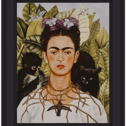 Self-Portrait with Thorn Necklace and Hummingbird  #115/156