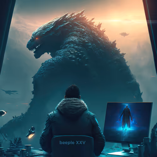 Beeple // Everydays: The Rebirth of Godzilla