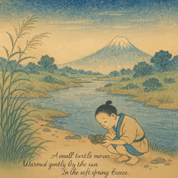 Little Turtle in the Breeze | Gentle Summer