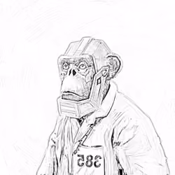 Sketchy Old Ape #771