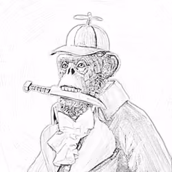 Sketchy Old Ape #532