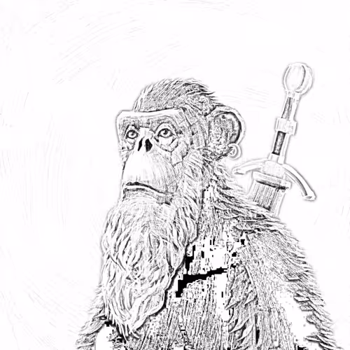 Sketchy Old Apes