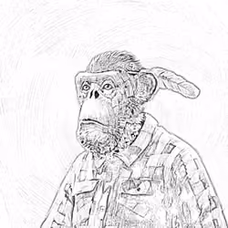 Sketchy Old Ape #548
