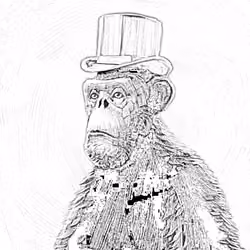 Sketchy Old Ape #770