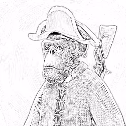 Sketchy Old Apes