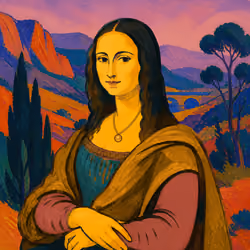 Fauvist Mona Lisa #753