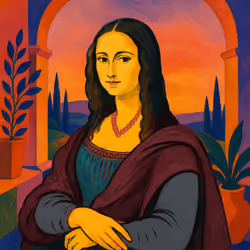 Fauvist Mona Lisa #118