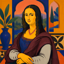 Fauvist Mona Lisa #117