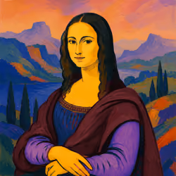 Fauvist Mona Lisa #719