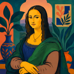 Fauvist Mona Lisa #850