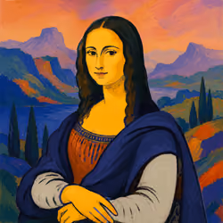 Fauvist Mona Lisa #838