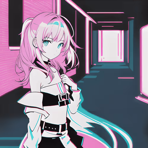 Graffiti Lines Girl
