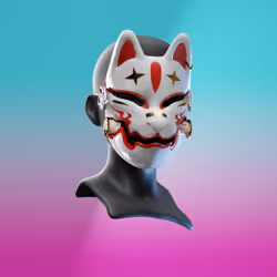 White Sakura Mask
