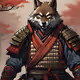 japanese wolf samurai