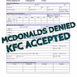 KFC Resume #33