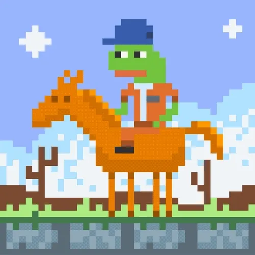 Pepe On a Horse #740