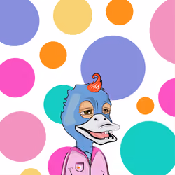Baby Blue Dot Mcducky