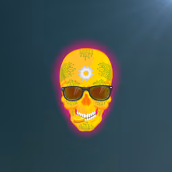 Calavera #343 - Fernando Videl Galaviz