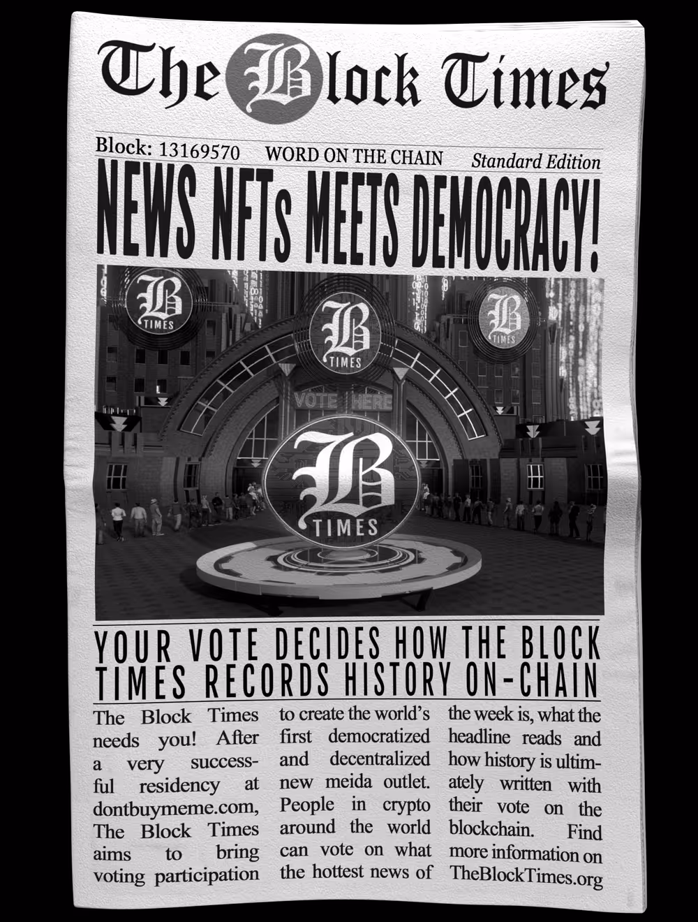 News NFTs Meets Democracy! | Standard