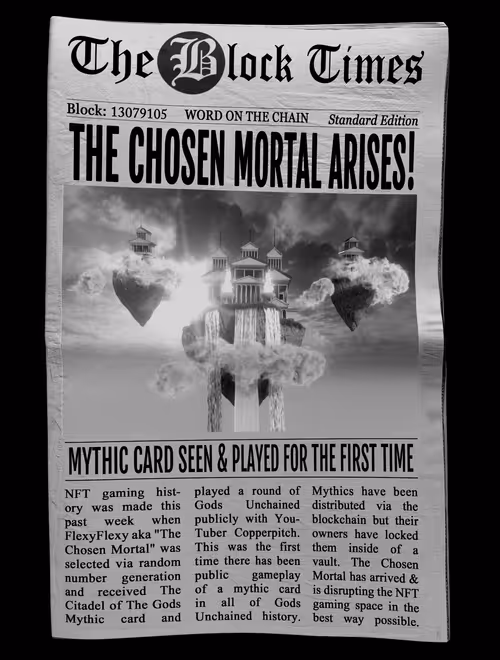The Chosen Mortal Arises! | Standard
