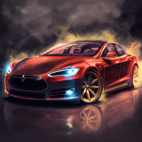 Hyper Surrealistic Tesla Pics
