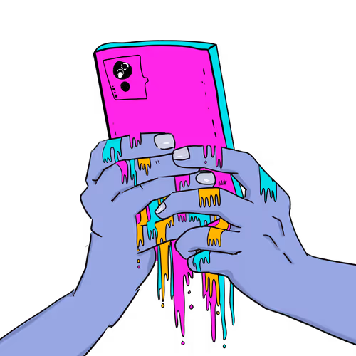 Phone Melt by Becky Jewell