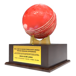 Ball Used In Sachin Tendulkar's World Record Breaking Appearance 