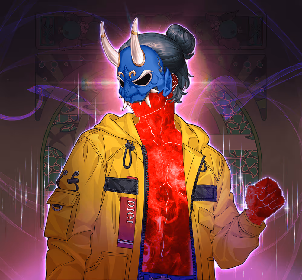 DigiDaigaku Dark Hero Spirits #4035 - Mirror Lok