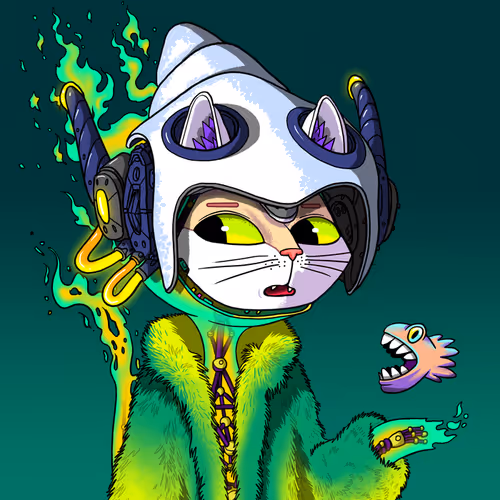 Alien Cat #3398