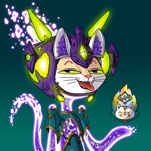 Alien Cat #7142
