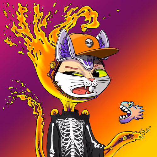 Alien Cat #1076