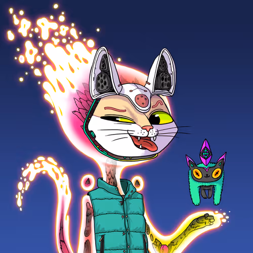 Alien Cat #744