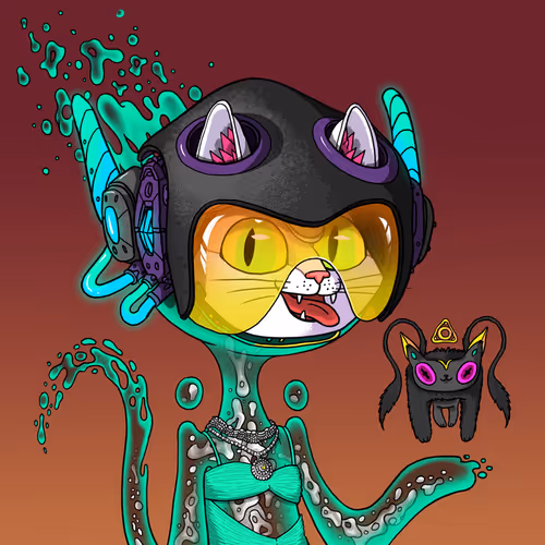 Alien Cat #7963
