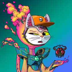 Alien Cat #1486