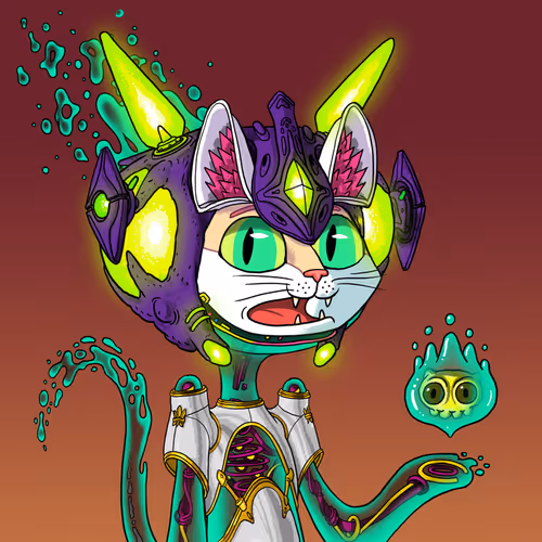 Alien Cat #7367