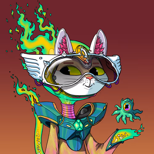 Alien Cat #8710