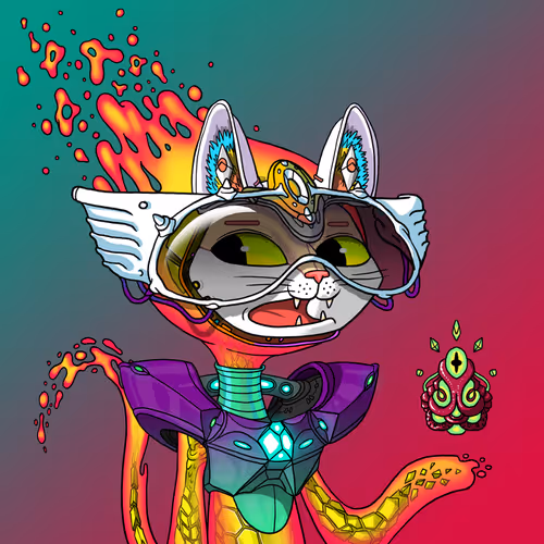 Alien Cat #8594