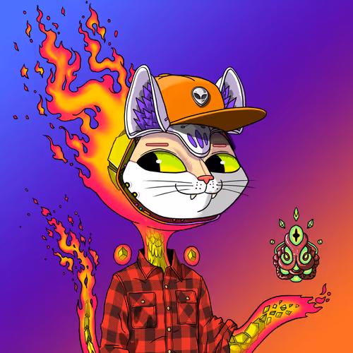 Alien Cat #6353