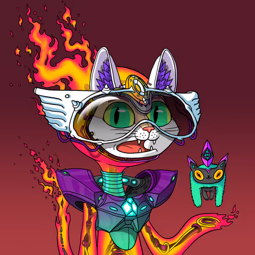 Alien Cat #1883