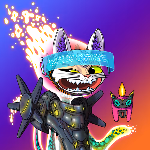 Alien Cat #6087