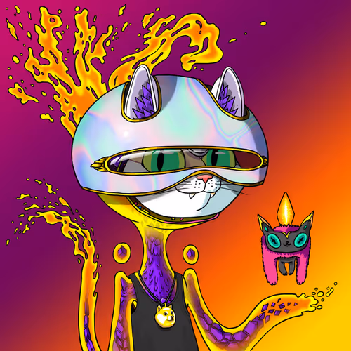 Alien Cat #1598