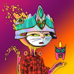 Alien Cat #2424