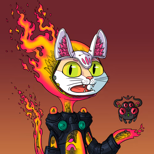 Alien Cat #6369